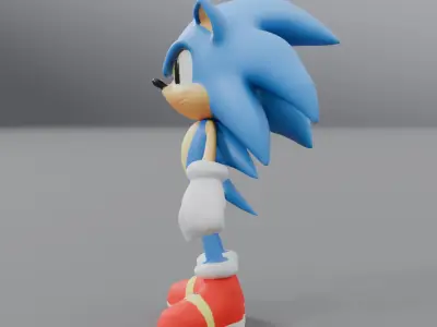 SONIC 3D model