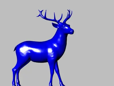 big size reindeer toy  stl verified 3D print model