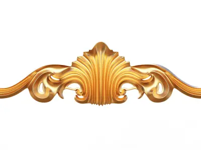 Ornament Carving Molding Decoration CNC Low-poly 3D model