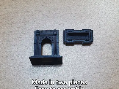 Roman Doric Gateway 3D print model