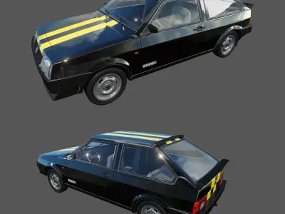 VAZ 2108 3D model