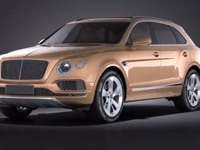 Bentley Bentayga 2016 VRAY 3D model