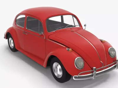Volkswagen Fusca 3D model