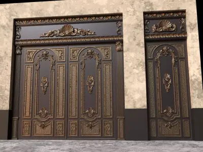 Gate rg13 Low-poly 3D model