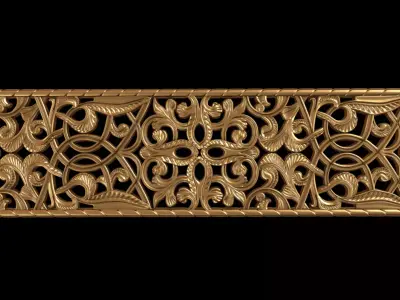 Rainwater grate Low-poly 3D model