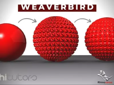 Parametric Facade Design Grasshopper Weaverbird Rhino 3d Model 3D model