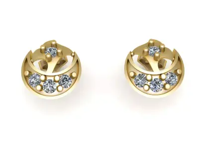 DAIDAN ZARCON EARRING 3D PRINTABLE-MODEL  3D print model