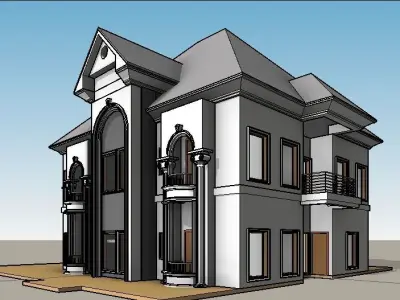Classical Building 3D model buy