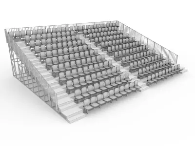 Bleachers 31 3D model