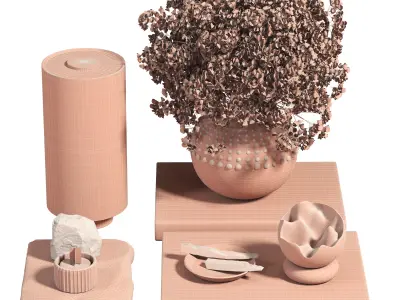 Decorative set 14 3D model order