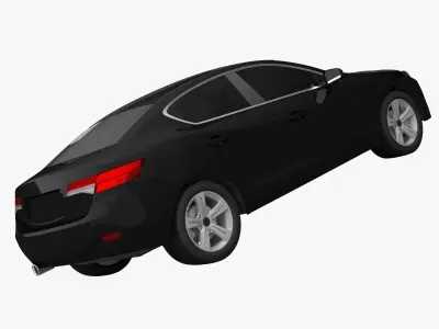 Sedan 1 acura 3D model