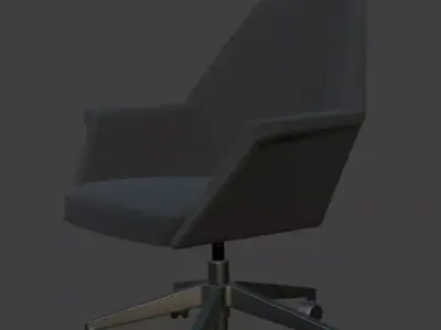 Modern High Back Executive Office Chair 3D model