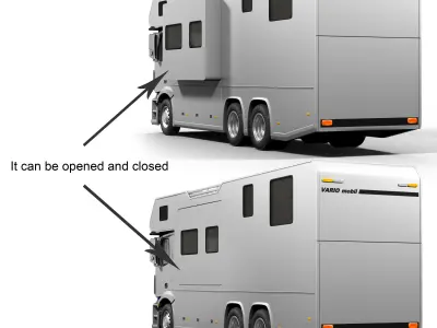 Benz Vario mobil 3D model