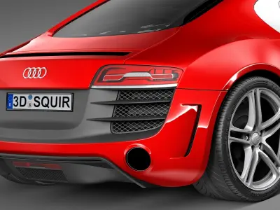 Audi R8 2013 3D model