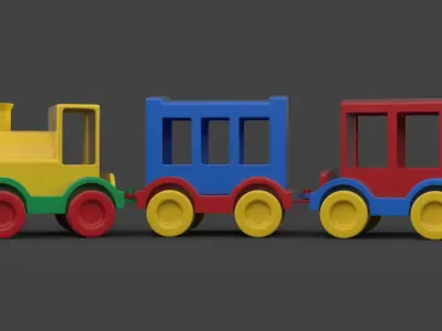 Toy Train 3D model order