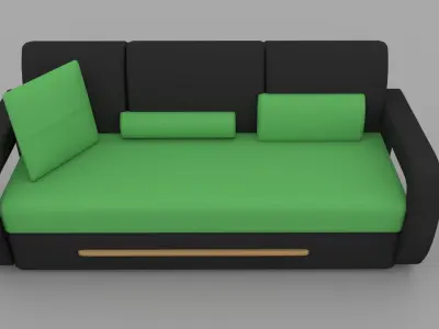 Sofa model Free 3D model