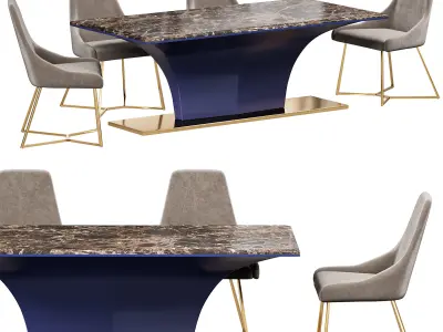 Omotesando dining table 3D model