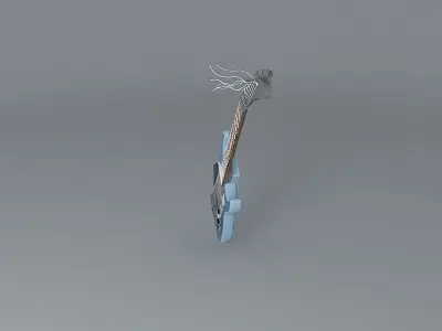 Tom Morellos Arm The Homeless guitar Free 3D model