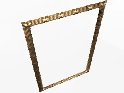 Frame Carved Decoration CNC Low-poly 3D model