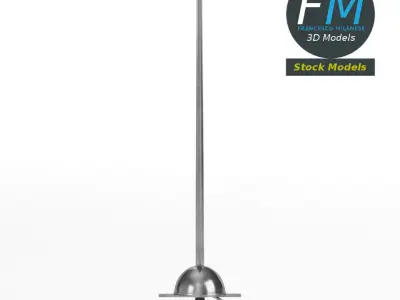 Italian foil fencing sword 3D model