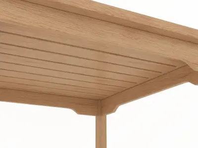 Outdoor Garden Table 3D model