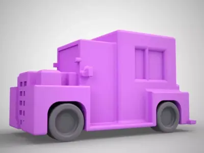 Toy Truck 3D print model