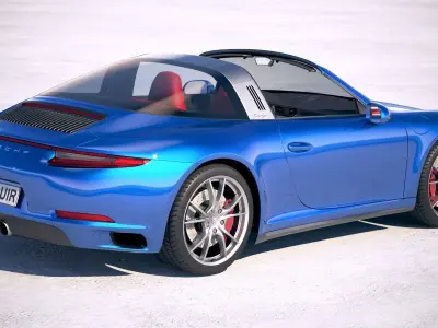 Porsche 911 Targa 4s 2018 3D model
