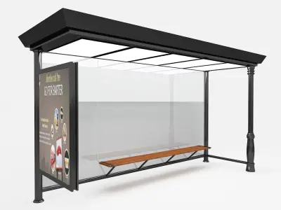 BUS STATION 2 3D model