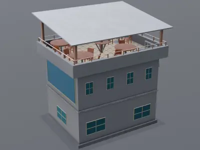 Free House Free low-poly 3D model