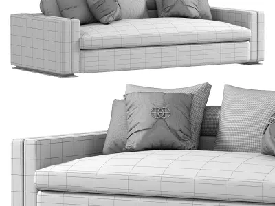Carina Sofa by Elve Luxury 3D model