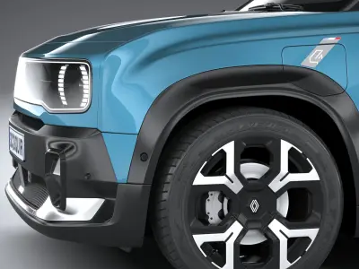 Renault 4 E-Tech 2026 3D model