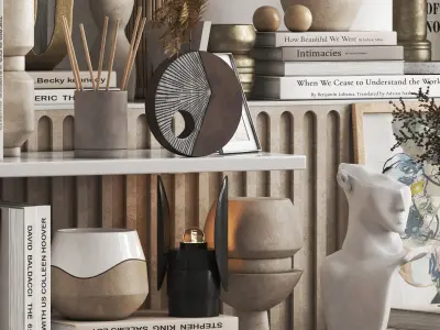 Decorative set 03 3D model get