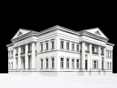 Classic villa 3 3D model