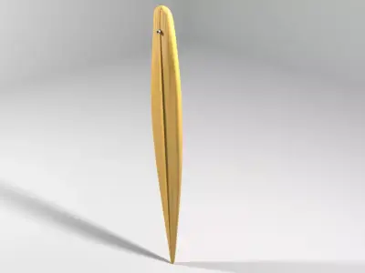 Surfboard - Type 4 3D model
