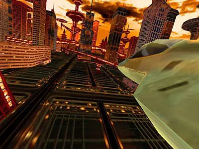 Virtual city 3D model