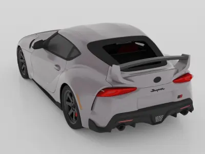 Toyota GR Supra 2020 Custom 3D model  3D model