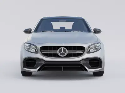 Mercedes-AMG E63 S 4MATIC 2017 Low-poly 3D model