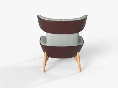 Ritzwell Beatrix easy chair Low-poly 3D model