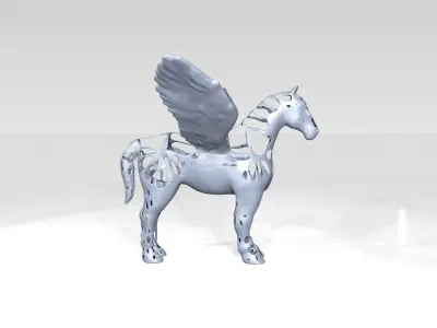 Pegasus Dust Voronoi 3D model