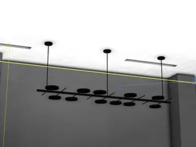 Chandelier 12 Free 3D model