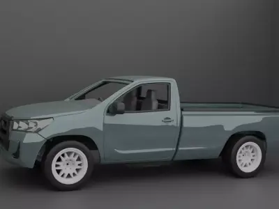 2020 Toyota Hilux Revo 3D print model