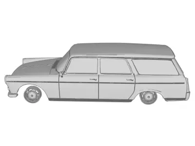 Peugeot 404 Wagon 3D print model