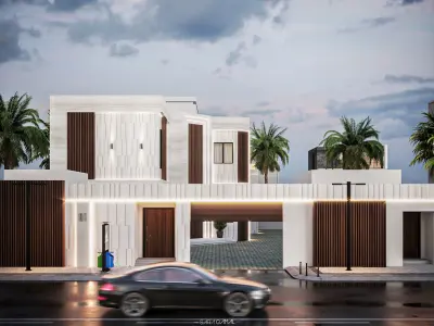 02 Modern Villa 3D model