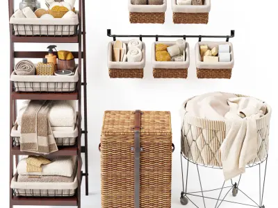 LAUNDRY SET 01 3D model