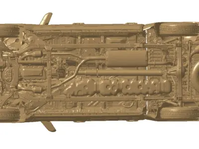 Toyota Tundra SR5 Crewmax 55 2022 Exterior 3d scan model 3D model