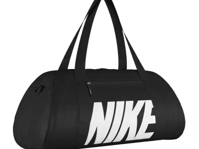 Nike Gym Club Training Duffel Bag Black 3D model