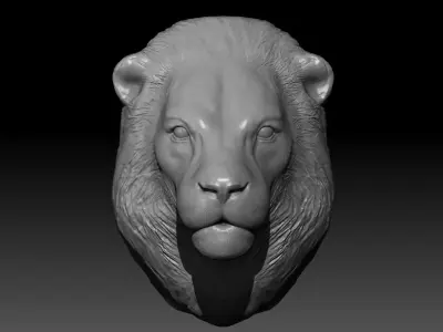 Lion keychain Free 3D print model