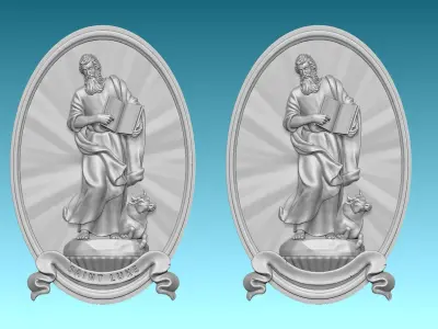 Luke-Lucas Evangelist - CNC 3D print model