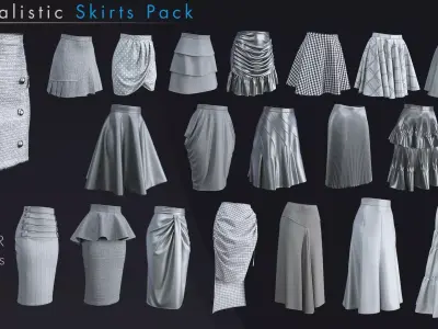 Skirt Pack 3D model