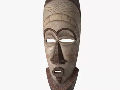 African Mask 3D model